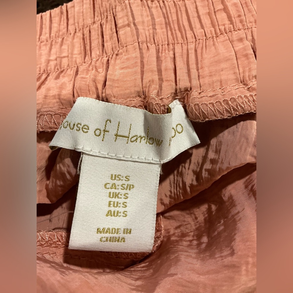 House of Harlow 1960 Wide Leg Pants in Rust - Picture 2 of 6